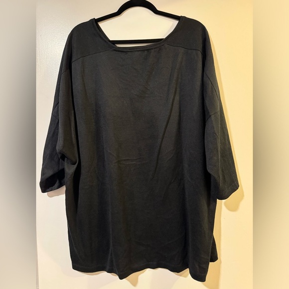 Catherine’s snowflake 3x 3/4 sleeve light weight sweater - Picture 7 of 7